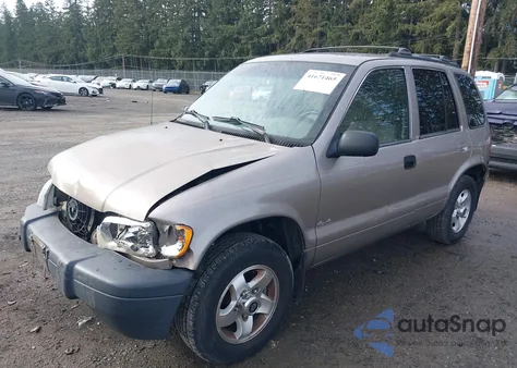 2002 Kia Sportage from USA, damaged, VIN KNDJA723325129485